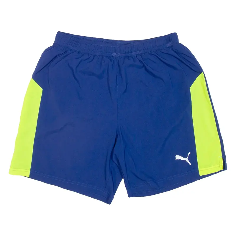 PUMA Mens Sports Shorts Blue Relaxed L W30