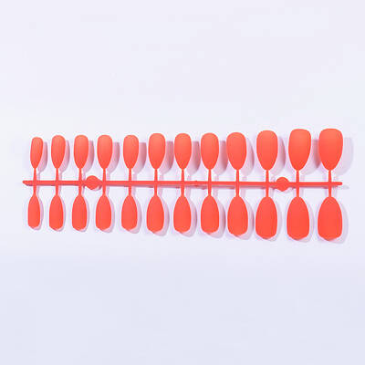 Solid Colors Matte Plastic False Nails Full Cover Fake Nails Tips