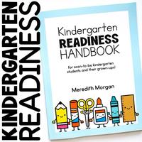 Kindergarten Readiness Handbook: A Kindergarten Workbook for Learning at Home With Math and Reading Activities, Coloring Page...
