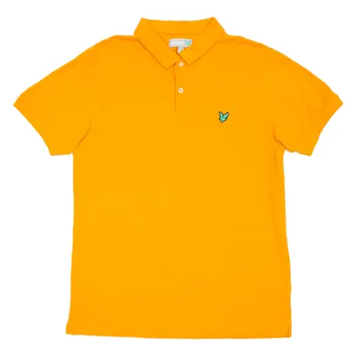LYLE & SCOTT Mens Polo Shirt Orange L