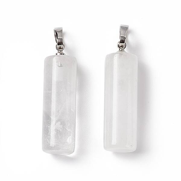 Natural Quartz Crystal Pendants