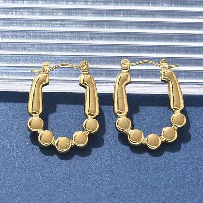 304 Stainless Steel Hoop Earrings for Women
