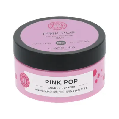 Maria nila Fine nourishing mask without pigments of permanent color Pink ( Color Refresh Mask) - Volume: 300 ml