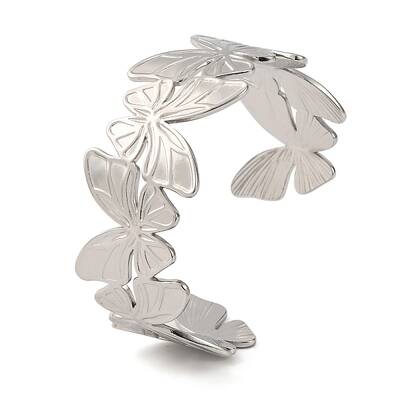 304 Stainless Steel Cuff Bangles for Women