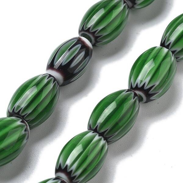 Handmade Millefiori Lampwork Beads Strands