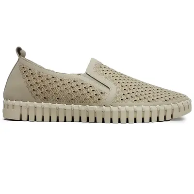 Ilse Jacobsen Tulip 140 Textile Men's Loafers Shoes - Kit - Size:US 12 Men