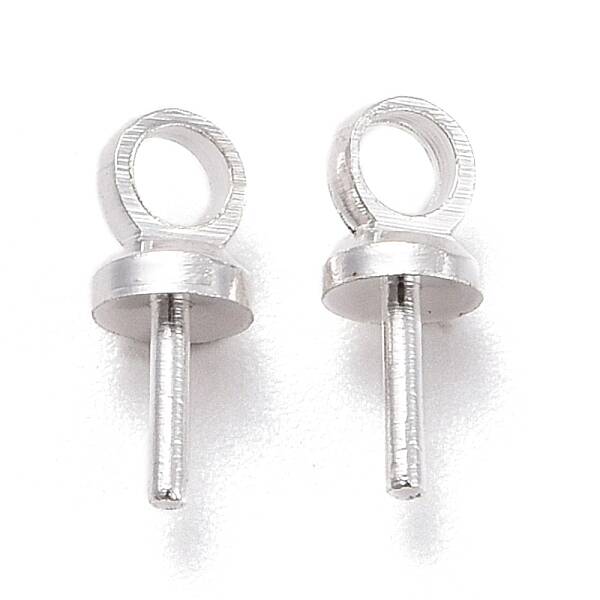 Brass Cup Peg Bails Pendants