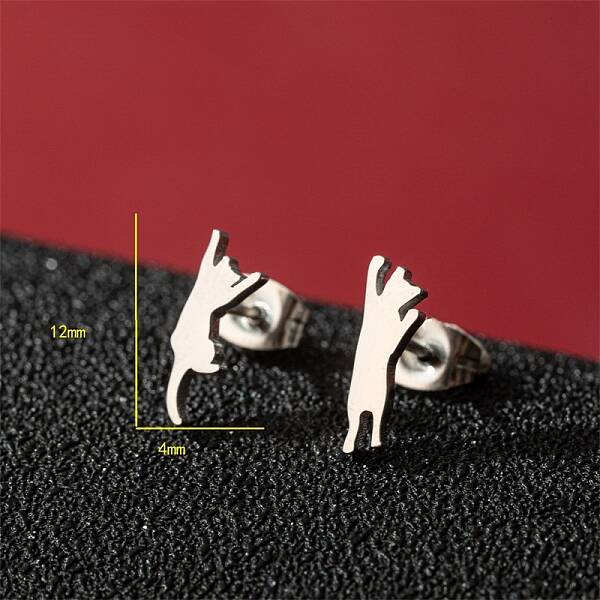 Non-Tarnish Stainless Steel Stud Earrings