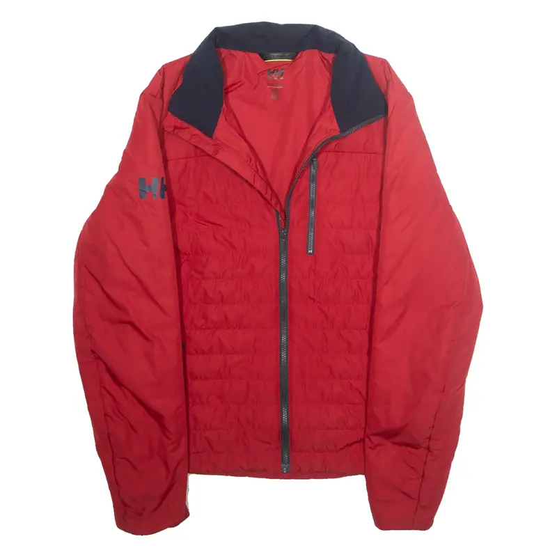 HELLY HANSEN Mens Puffer Jacket Red M