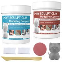 Epoxy Sculpt Clay, 2 Part Modeling Compound (A & B) of Sculpting Clay, Magic Sculpt Epoxy Clay for Sculpting, Modeling, Build...