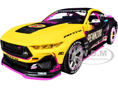 Ford Mustang RTR #213 Ben Hobson Pennzoil Formula Drift PRO Championship (2025) with Lights RTR Vehicles Series 1/24 Di...