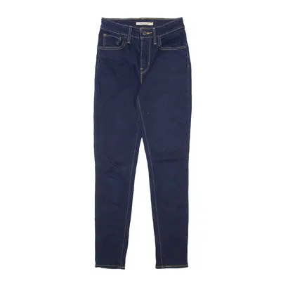 LEVI'S 721 High Rise Jeans Blue Denim Slim Skinny Womens W25 L27