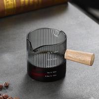 Coffee Measuring Cup with Wooden Handle, 1 Count 120ml Coffee Bean Measuring Cup, Coffee Making Tool for Home Office Use, Kit...