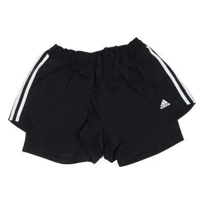 ADIDAS Womens Sports Shorts Black Slim M W30