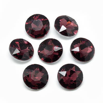Pointed Back Glass Rhinestone Cabochons