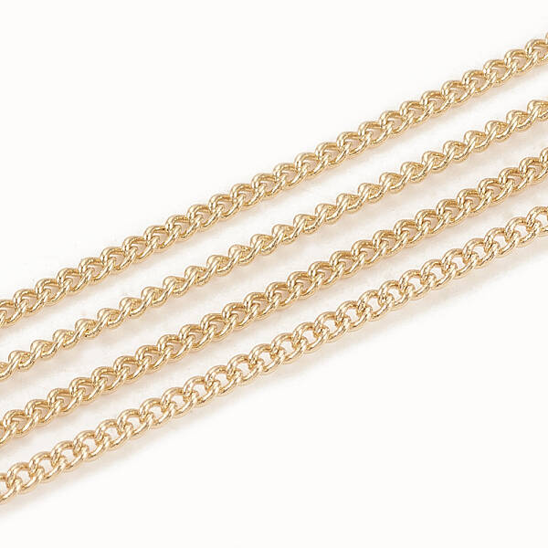 Soldered Brass Curb Chains