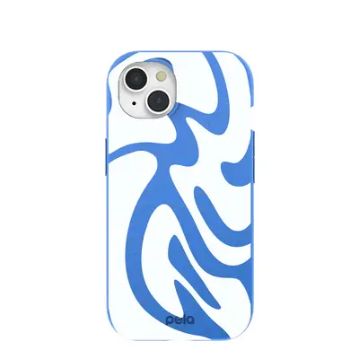 Electric Blue Blue Crush iPhone 15 Case