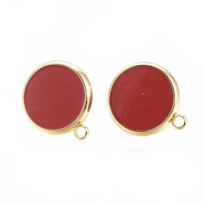 Brass Stud Earring Findings