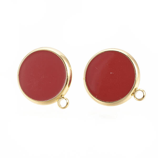 Brass Stud Earring Findings