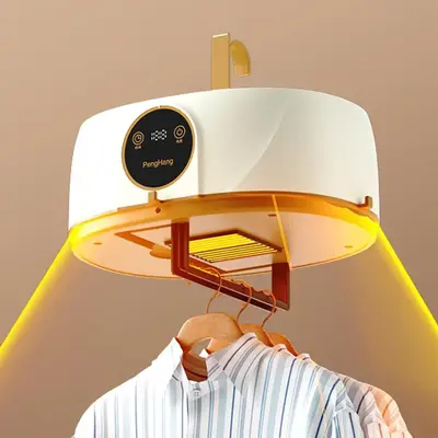 Portable Clothes Dryer, Foldable Automatic Clothes Dryer, Smart Timed & Fast Drying Clothes Dryer for Home Dormitories, House...