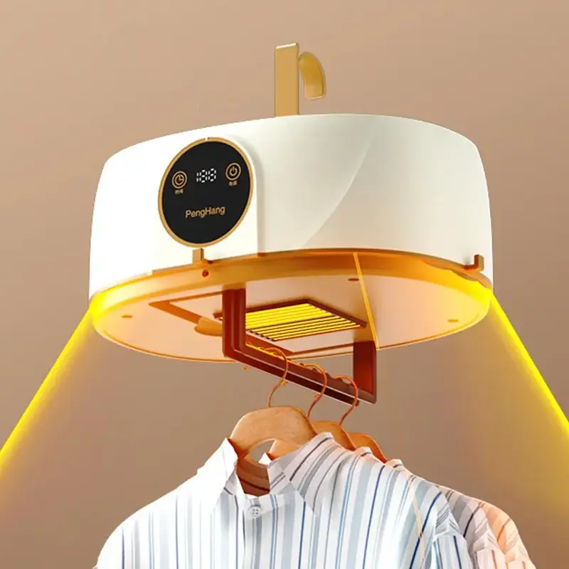 Portable Clothes Dryer, Foldable Automatic Clothes Dryer, Smart Timed & Fast Drying Clothes Dryer for Home Dormitories, House...