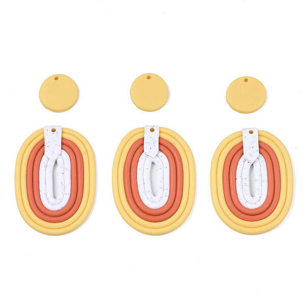Handmade Polymer Clay Pendants