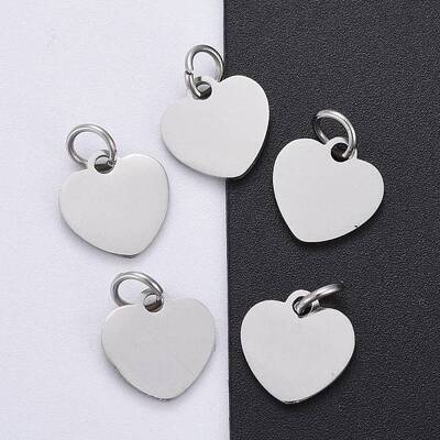 Tarnish Resistant 201 Stainless Steel Stamping Blank Tag Charms