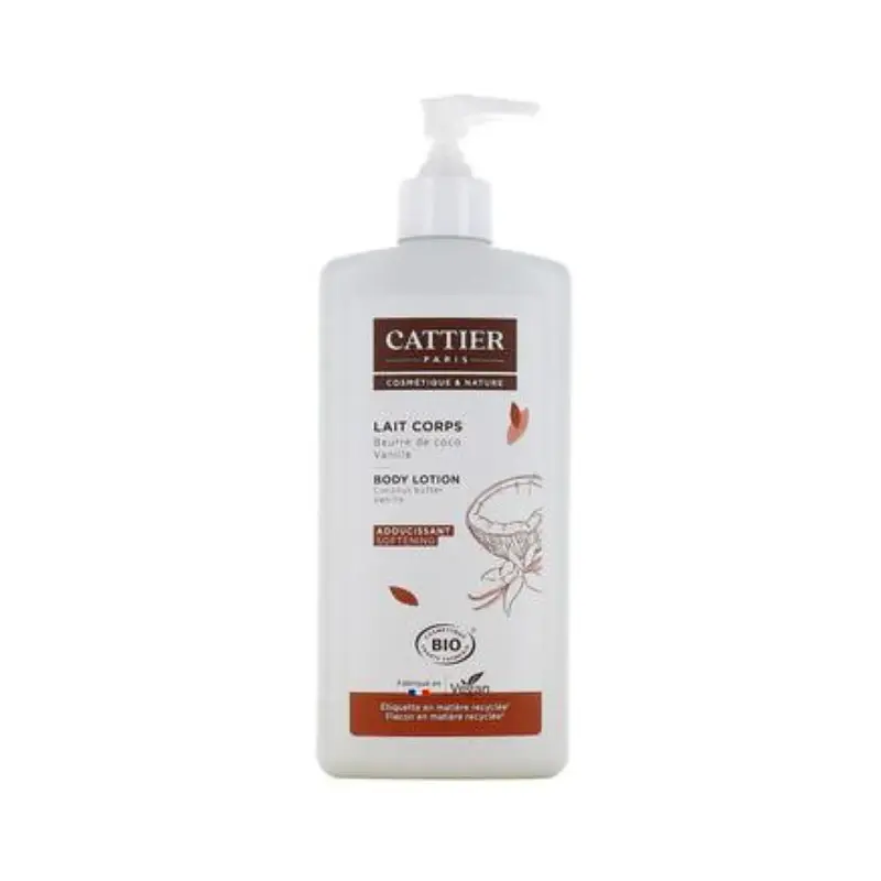 Cattier Organic Vanilla Coconut Butter Softening Body Milk 500ml