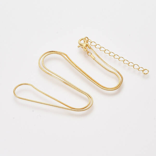 Brass Snake Chain Necklaces