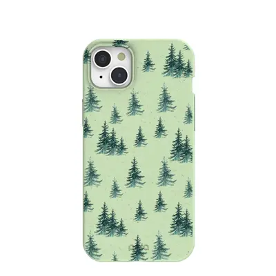Sage Green Pine Season iPhone 15 Plus Case