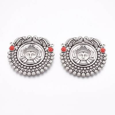 Tibetan Style Alloy Big Pendants