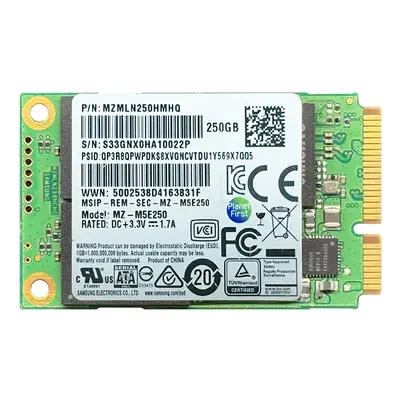 MZ-M5E250BW Samsung 850 EVO Series 250GB mSATA 6GB/s SATA 512MB Cache V-NAND Solid State Drive