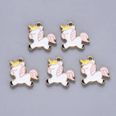 Alloy Enamel Pendants