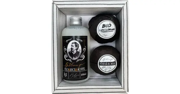 Bohemia Gifts & Cosmetics Gentlemen Spa Gift Set For Men's Bath