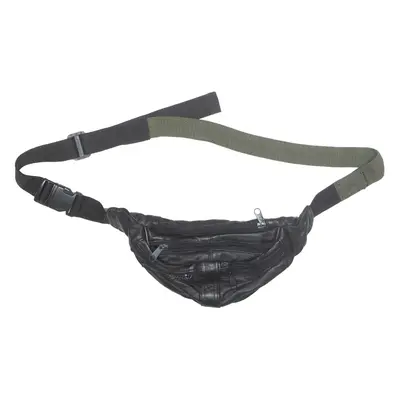 Mens Bum Bag Black Leather Faux Leather