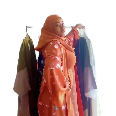 HijabiCool Luxe Jumpsuit - Brown is the New Black Colorful Design for Stylish Wear