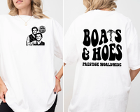Step Brothers Movie Shirt, Boats and Hoes Prestige Worldwide Tee, Funny Unisex Tee Gift For Him Her