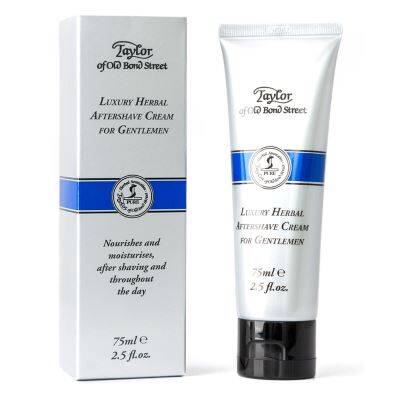 Taylor of old bond street Luxury Herbal Aftershave Cream for Gentlemen 75ml