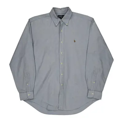 Yarmouth Ralph Lauren Shirt - Large Blue Cotton