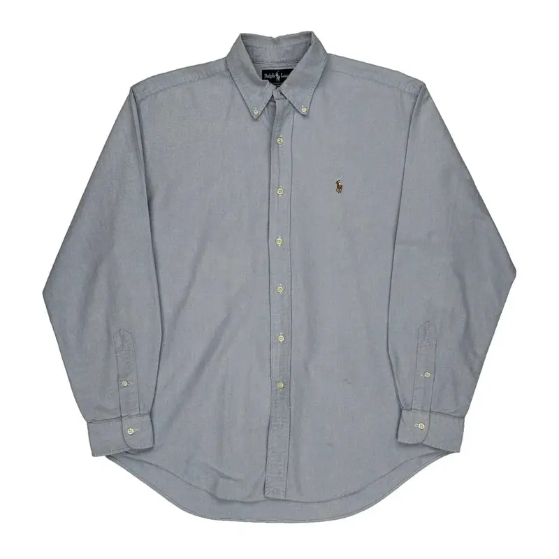 Yarmouth Ralph Lauren Shirt - Large Blue Cotton