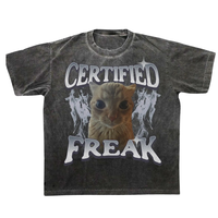 Certified Freak Funny Cat Meme T-Shirt, Vintage Unhinged Cat Tee, Silly Cat Graphic Shirt, Weird Humor Unisex Shirt, Top Wome...