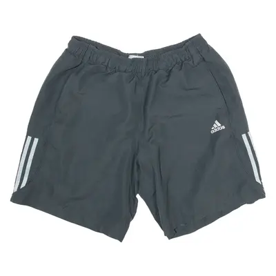ADIDAS Mesh Lined Mens Swimming Shorts Grey L W32