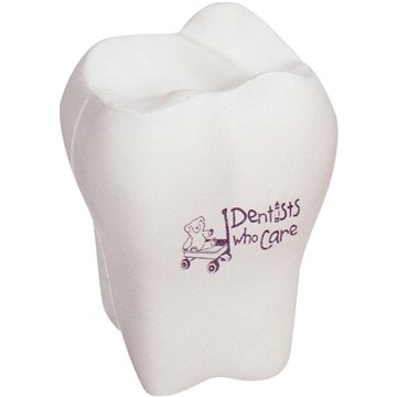 150 Promotional Tooth Stress Reliever - Polyurethane