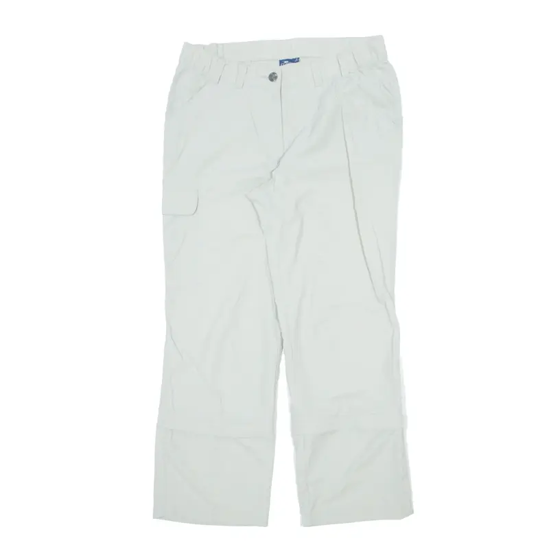 CRANE Outdoor Trousers Cream Regular Straight Womens W32 L30