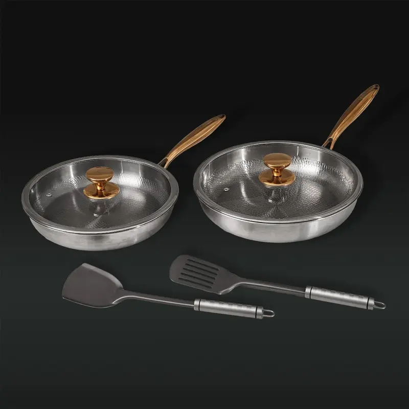 Pure Titanium Pan Everyday Duo Set (6 Piece)