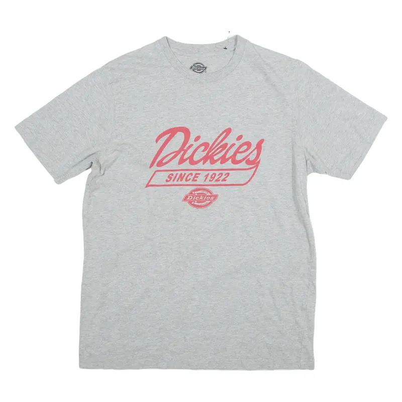 DICKIES Mens T-Shirt Grey S
