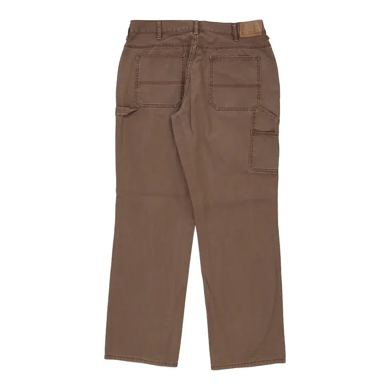 Schmidt Trousers - 34W 33L Brown Cotton