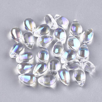 Transparent Glass Charms