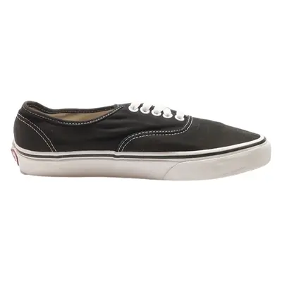 VANS Low Top Trainers Black Canvas Mens UK 6