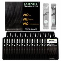 FARNDU CAVIAR EASY DYE, Rich Caviar, NO SLS/AMMONIA/PPD, 5 Plant Extracts, 10-15 Mins Fast Hair Dye + Gray Hair Coverage, Cha...